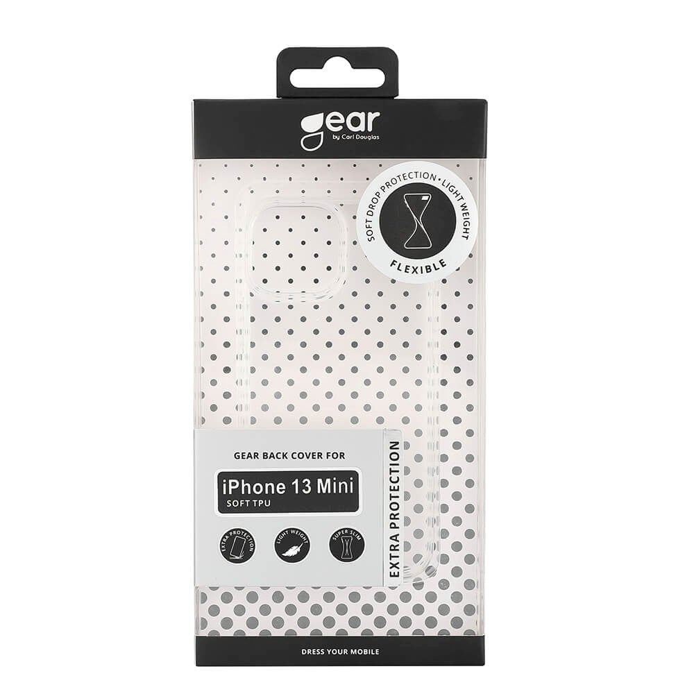 iPhone 13 Mini GEAR Flexible Plastic Case - Transparent