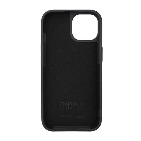 iPhone 15 GEAR Onsala Silicone Case - MagSafe Compatible - Black