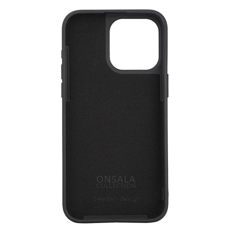 GEAR Onsala iPhone 15 Pro Max Silicone Touch Case - Black