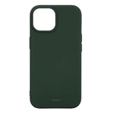 iPhone 15 Onsala Silicone Case - MagSafe Compatible - Olive Green