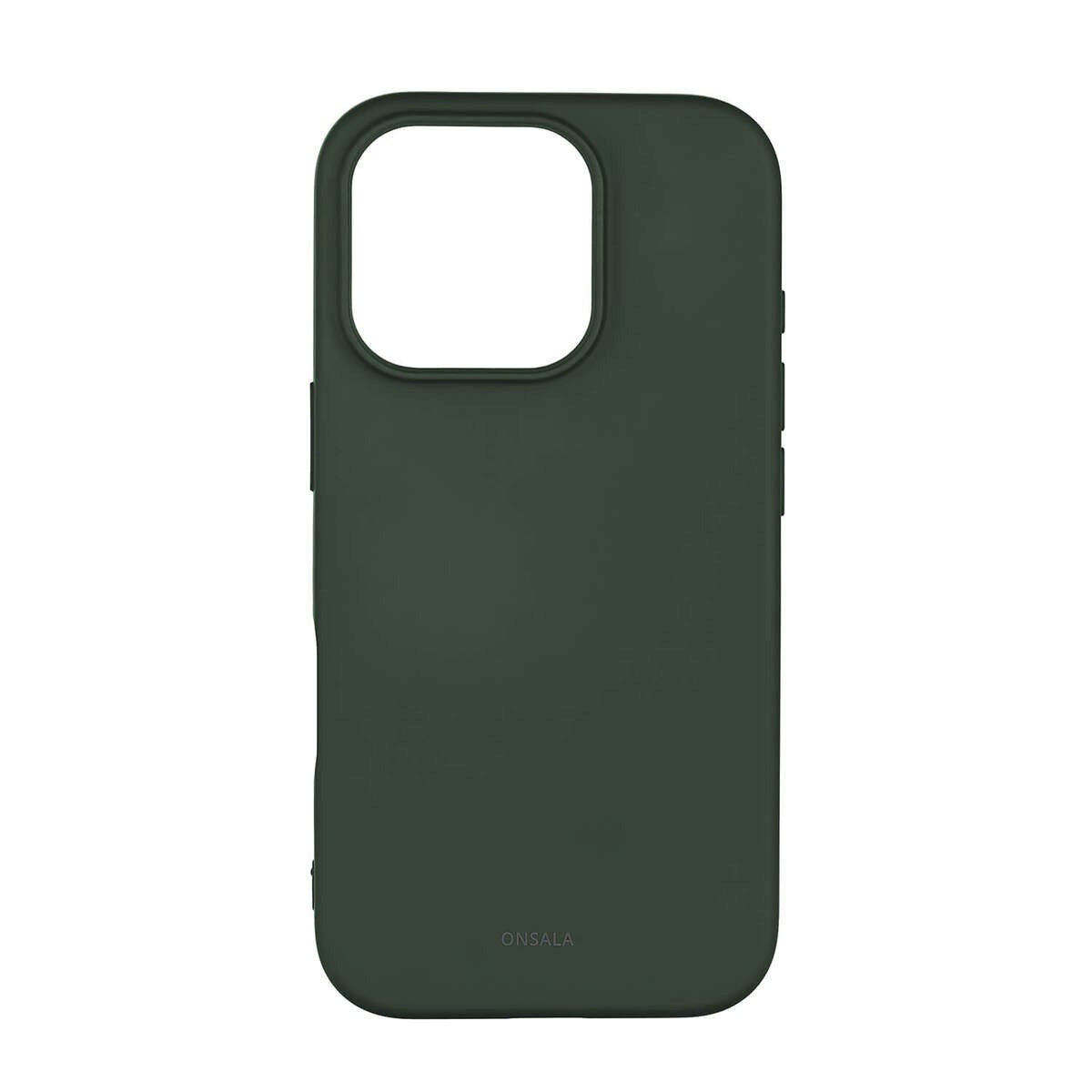 GEAR Onsala iPhone 16 Pro Silicone Case - MagSafe Compatible - Olive Green