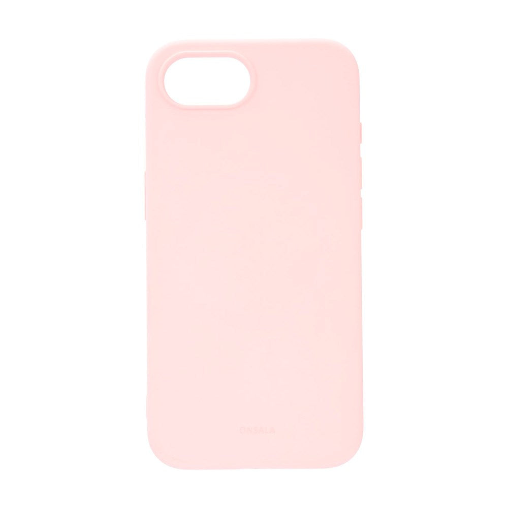 iPhone 16e GEAR ONSALA Silicone Case - Chalk Pink