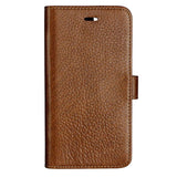 iPhone SE (2022 / 2020) / 8 / 7 / 6 / 6S GEAR Onsala Wallet Genuine Leather Case Brown