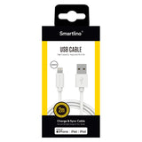 Smartline USB-A to Lightning Cable 2 w. - White