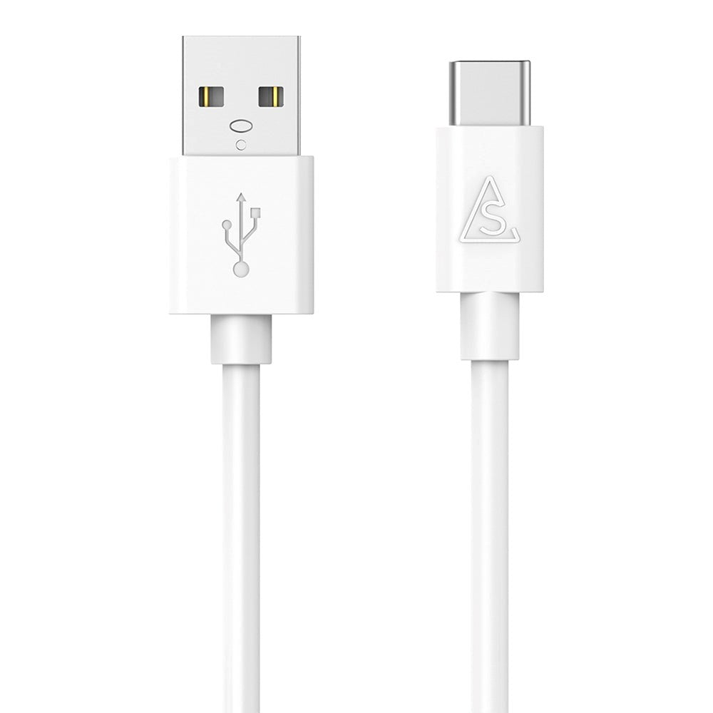 Smartline (3A/15W) USB2.0 - USB-C Cable 1 w. - White