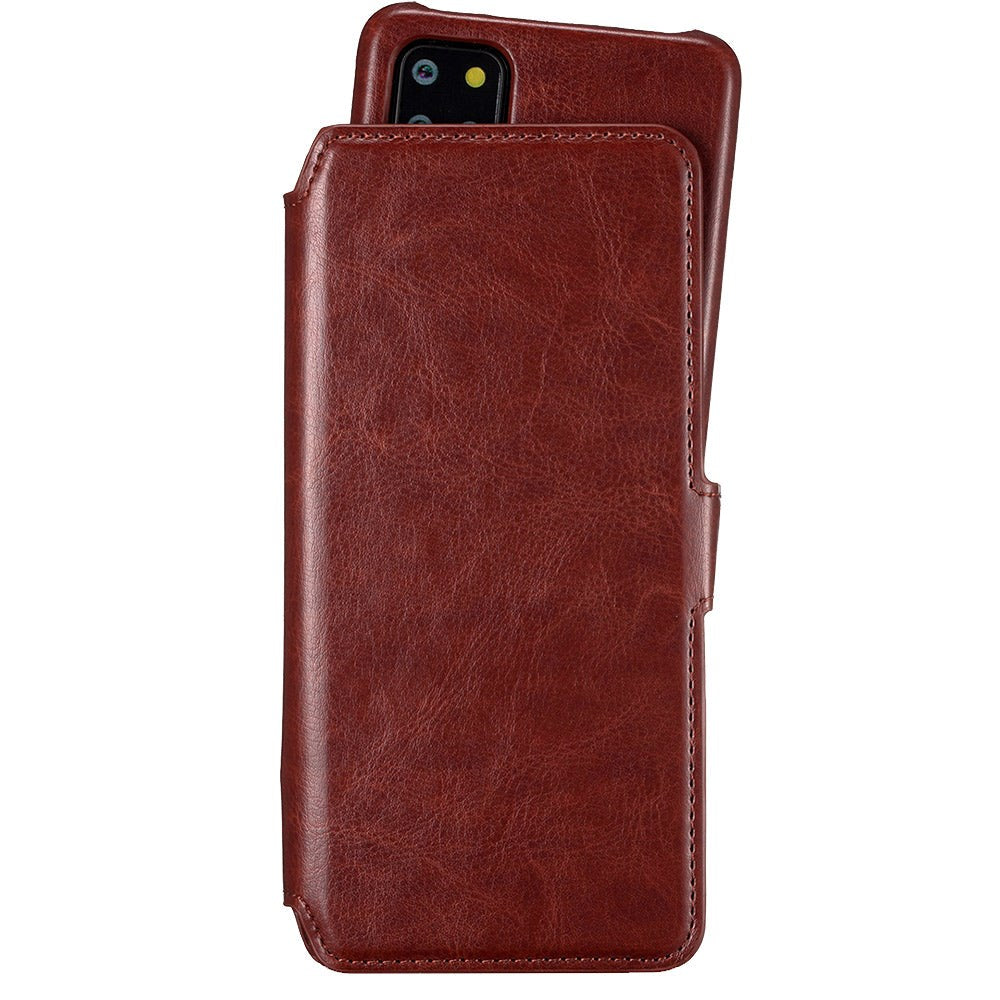 Holdit Samsung Galaxy S20+ (Plus) Berlin Wallet Magnet Case - Dark Brown