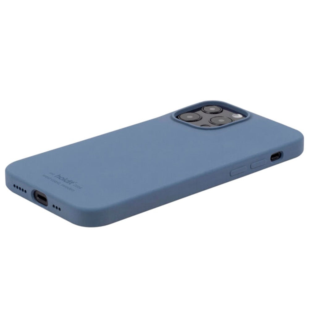 Holdit iPhone 13 Pro Soft Touch Silicone Case - Pacific Blue