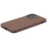 Holdit iPhone 13 Pro Max Soft Touch Silicone Case - Dark Brown