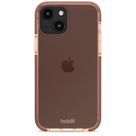 Holdit iPhone 13 Seethru Case - Dark Brown