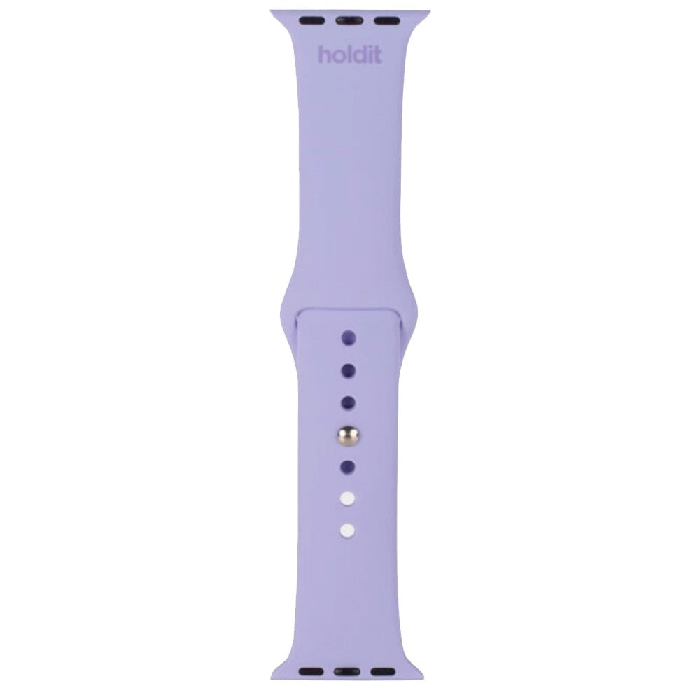 Apple Watch (38/40/SE/41/42mm) Holdit Silicone Watch Strap - Lavender