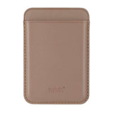 Holdit Magnetic Card Holder - MagSafe Compatible - Mocha Brown