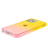 Holdit iPhone 13 Pro Seethru Case - Gradient Bright Pink/Orange Juice