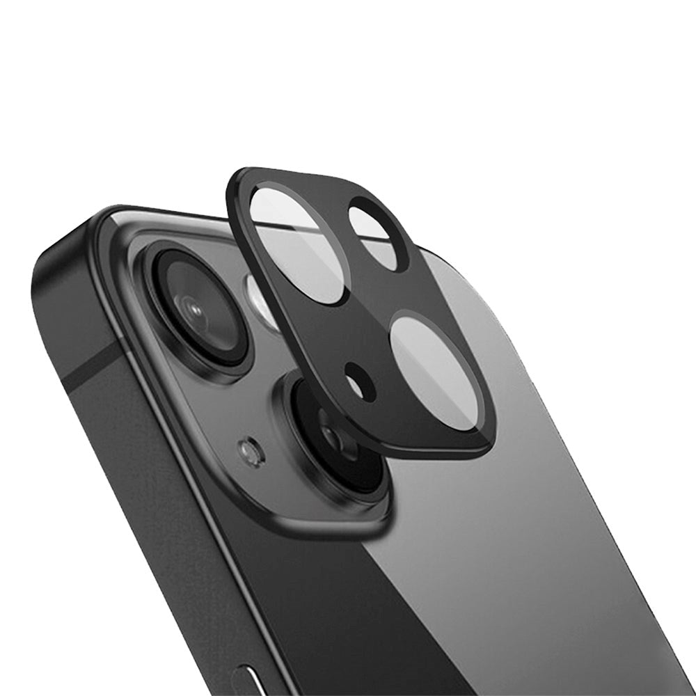 iPhone 14 / 14 Plus Holdit Protective Glass for Camera Lens - Case-Friendly - Black