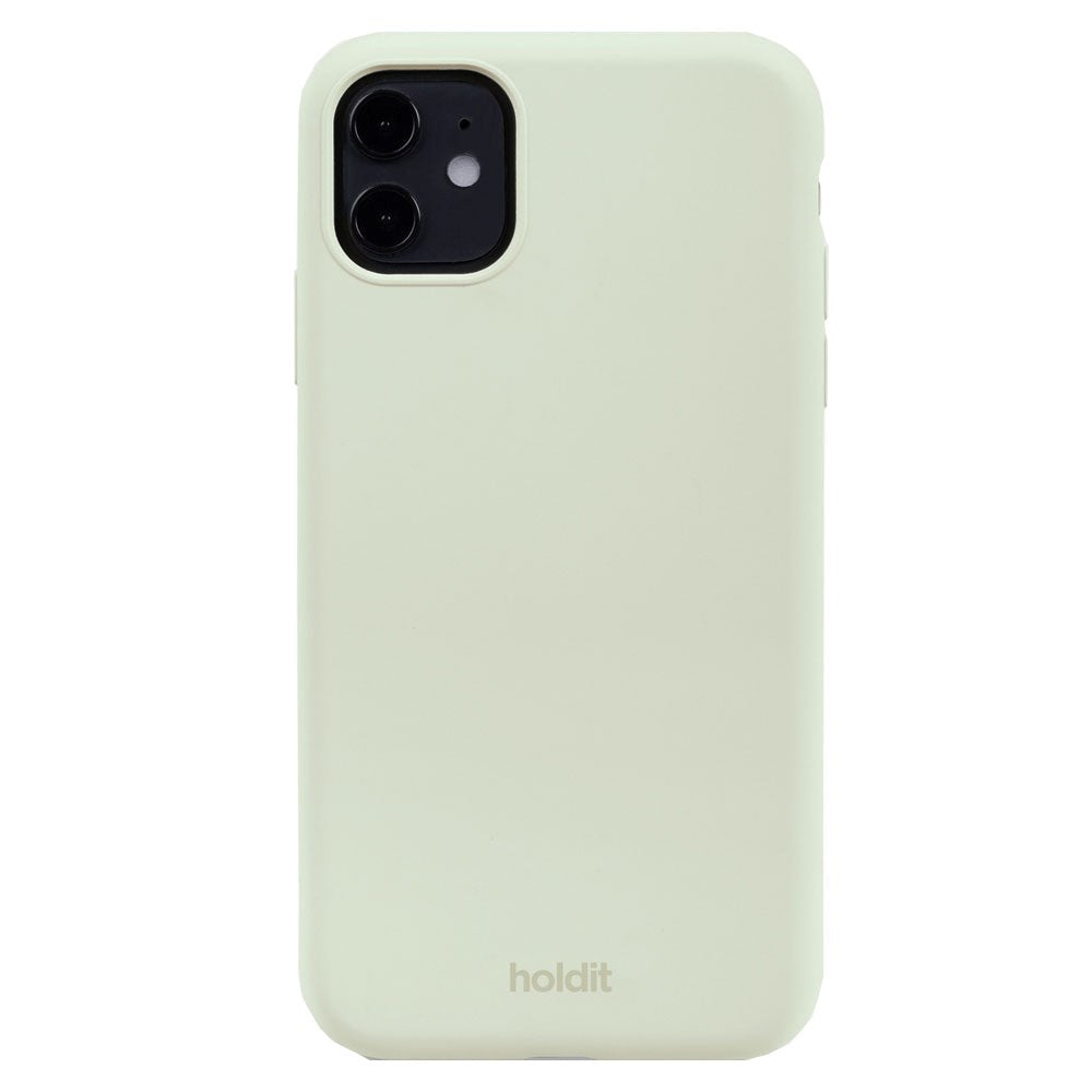 Holdit iPhone 11 Soft Touch Silicone Case - White Moss