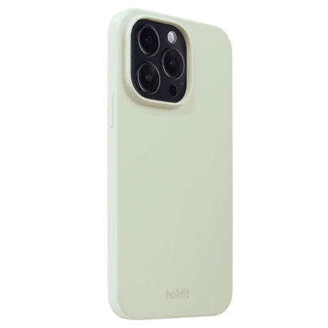 Holdit iPhone 14 Pro Soft Touch Silicone Case - White Moss