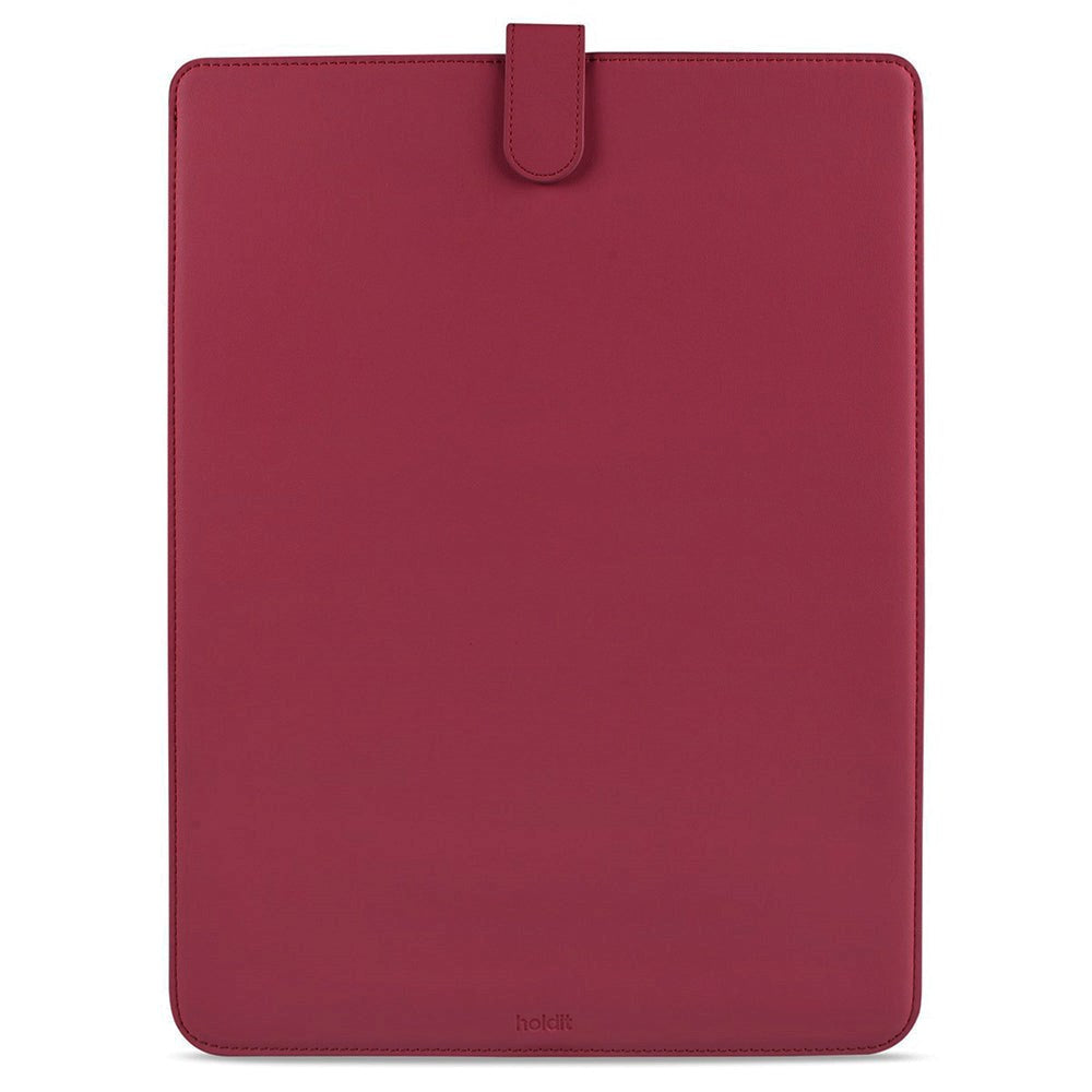 Holdit Leather MacBook / Laptop 14" Sleeve (32,5 x 22,7 x 2 cm) - Red Velvet