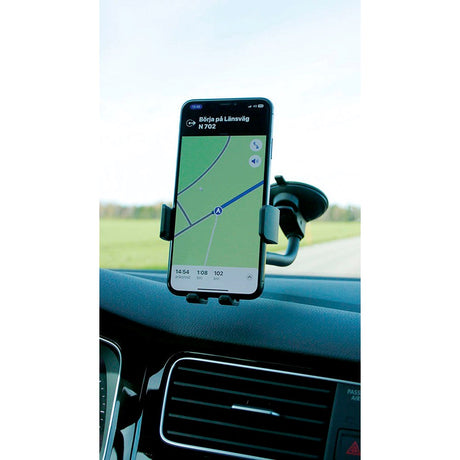 Smartline Universal Phone Holder - Holder for Car - Max Mobile: 65 - 90mm - Black