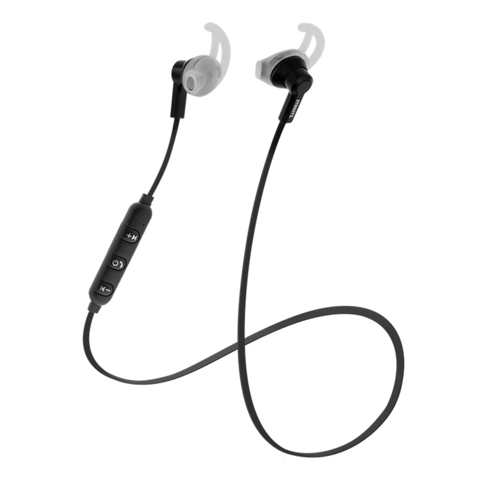 Streetz Wireless Bluetooth Sport Stay In-Ear Headset - Black