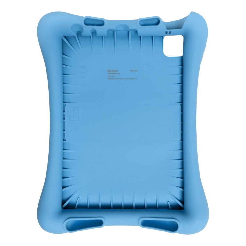 iPad Air (2022/ 2020) / iPad Pro 11 (2021 / 2020) Deltaco Silicone Kids Case - Blue