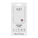 X2O iPhone 17 Pro Max Super Slim Case - Transparent