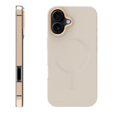 X2O iPhone 17 Mag Metal Case - MagSafe Compatible - Beige / Gold