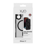X2O iPhone 17 Mag Frosted Case - MagSafe Compatible - Matte Black