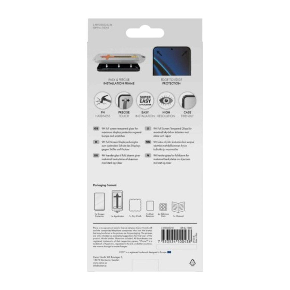 Samsung Galaxy S25 / S24 X2O 9H Full Fit Tempered Screen Protector Glass - Transparent