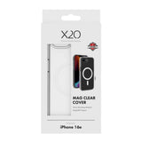 iPhone 17e / 16e X2O Mag Clear Case - MagSafe Compatible - Transparent