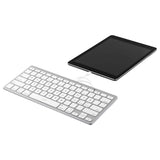 Deltaco Lightning Keyboard for iPad with Nordic Layout - White / Silver