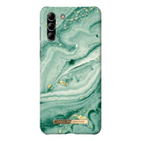 IDEAL OF SWEDEN Samsung Galaxy S21 Fashion Case Mint Swirl Marble