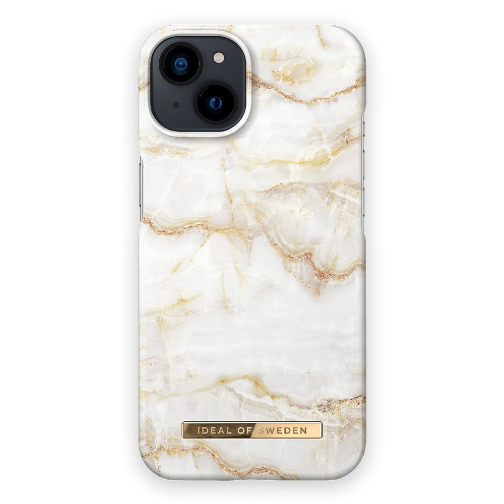 IDEAL OF SWEDEN iPhone 13 Fashion Case Golden Pearl Marble