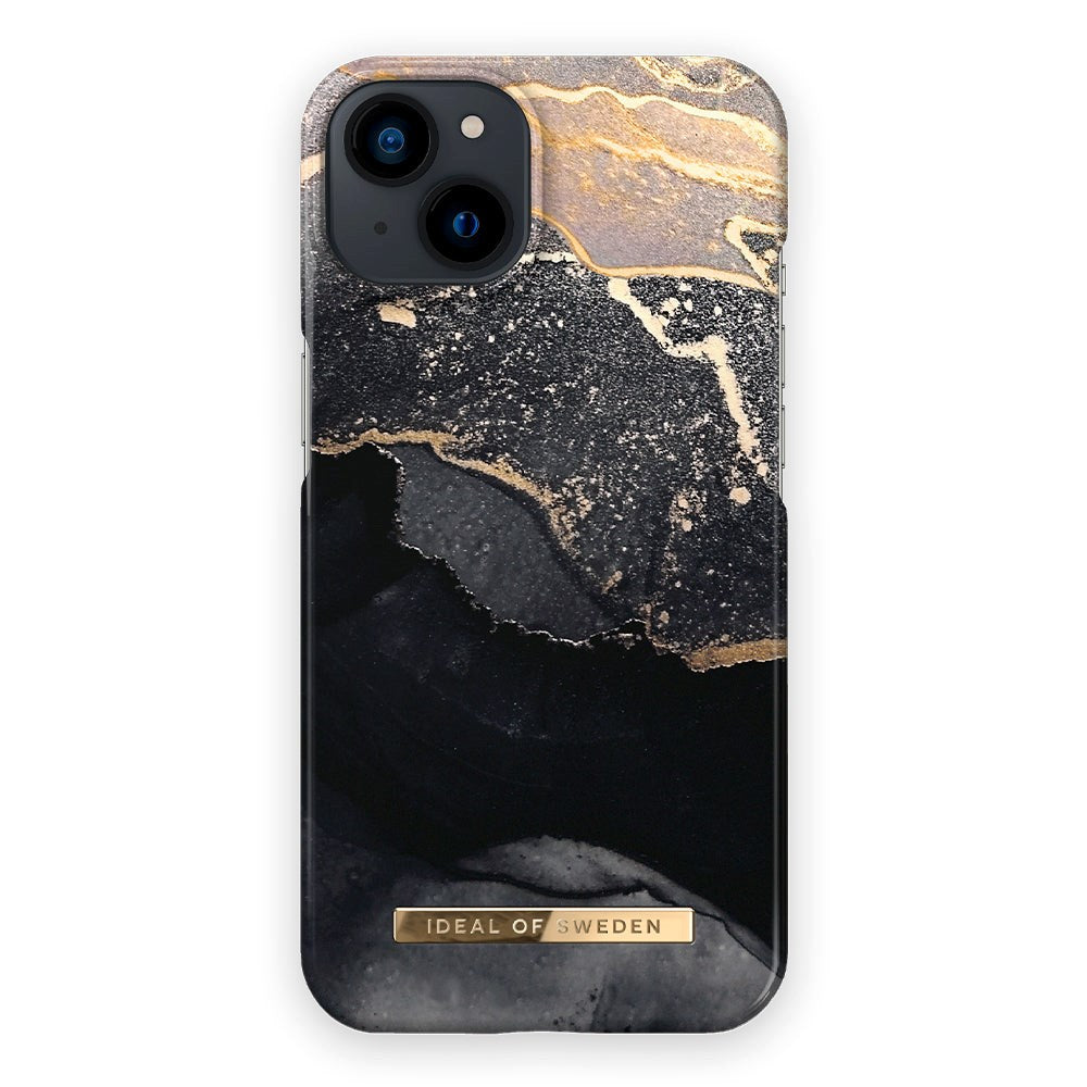 IDEAL OF SWEDEN iPhone 13 Mini Fashion Case Golden Twilight Marble