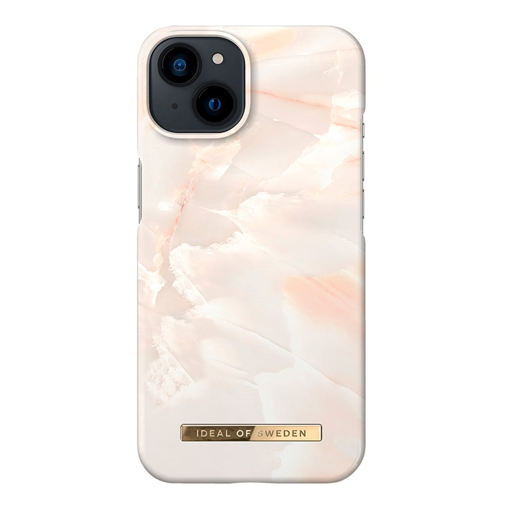 iDeal Of Sweden iPhone 16e / 14 / 13 Fashion Case - MagSafe Compatible - Rose Pearl Marble