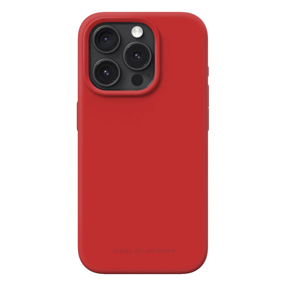 iDeal Of Sweden iPhone 15 Pro Silicone Case - Red