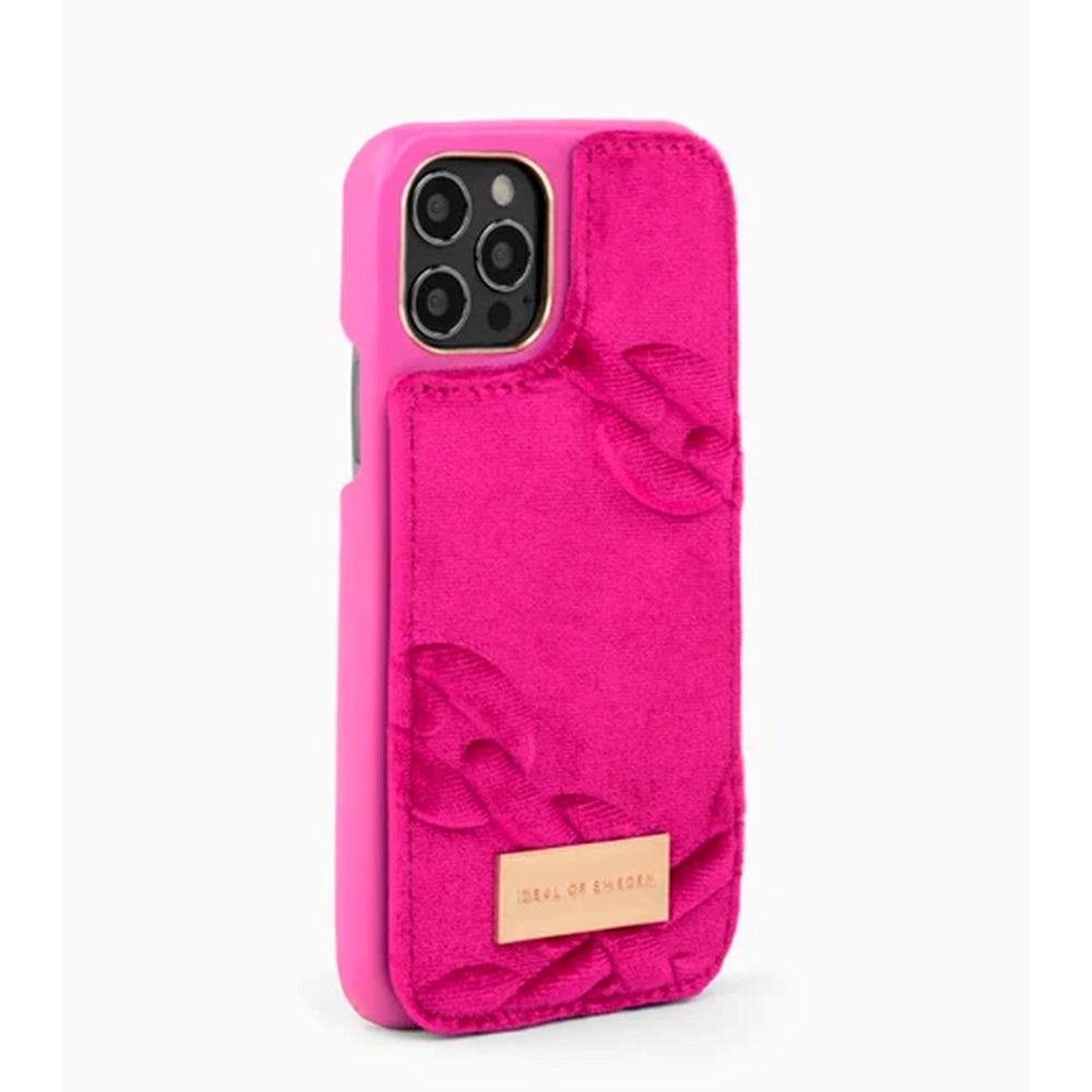 iDeal Of Sweden iPhone 12 / 12 Pro Fashion Case Atelier - Velour Hyper Pink