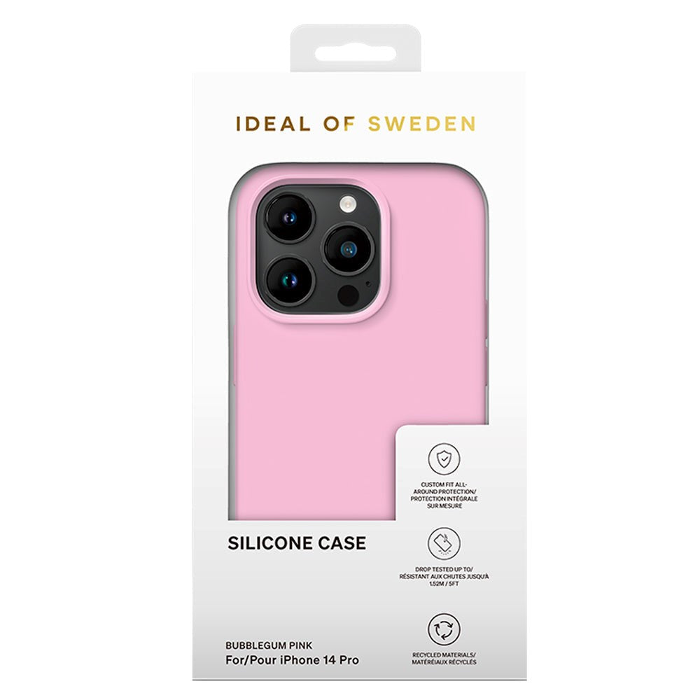 iDeal Of Sweden iPhone 14 Pro Silicone Case - Bubblegum Pink