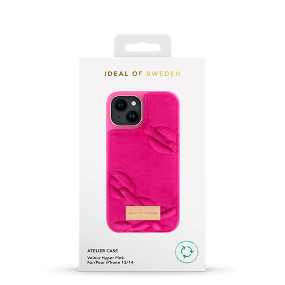 iDeal Of Sweden iPhone 14 / 13 Fashion Case Atelier - Velour Hyper Pink