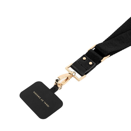 iDeal Of Sweden Webbing Lanyard Strap for Mobile - Black Gold