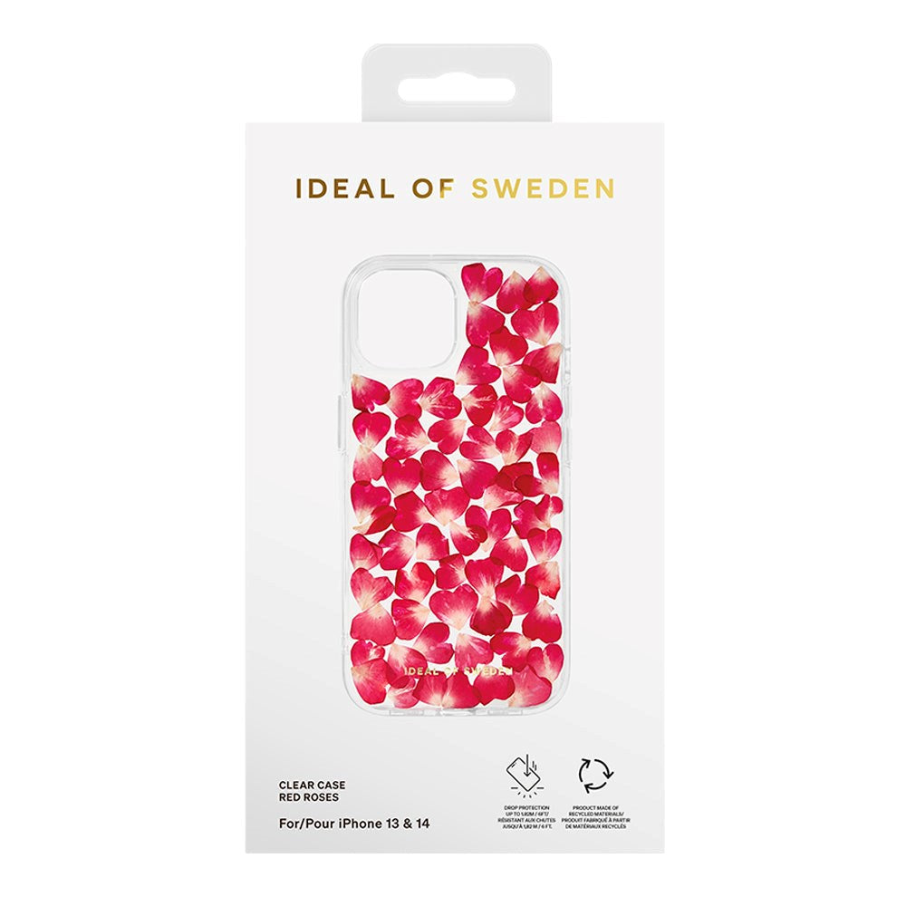 iDeal Of Sweden Clear Case for iPhone 14 / 13 - Red Roses