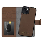 iDeal Of Sweden iPhone 15 Magnet Wallet+ Case - Brown