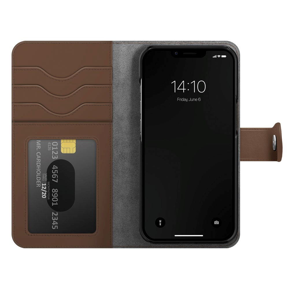 iDeal Of Sweden iPhone 15 Pro Magnet Wallet+ Case - Brown