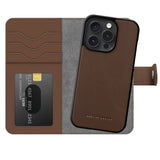 iDeal Of Sweden iPhone 15 Pro Magnet Wallet+ Case - Brown