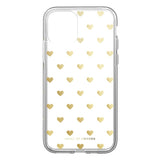 iDeal Of Sweden Clear Case for iPhone 11 - Golden Hearts