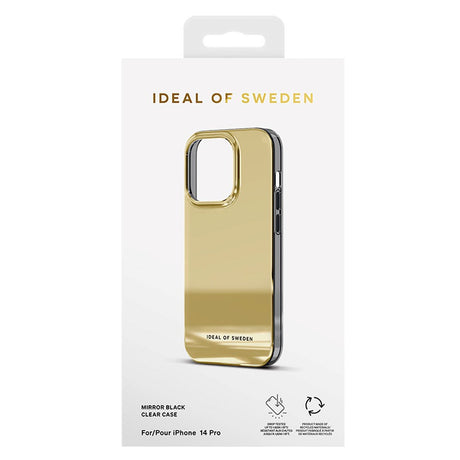 iPhone 14 Pro iDeal Of Sweden Mirror Case - Mirror Gold