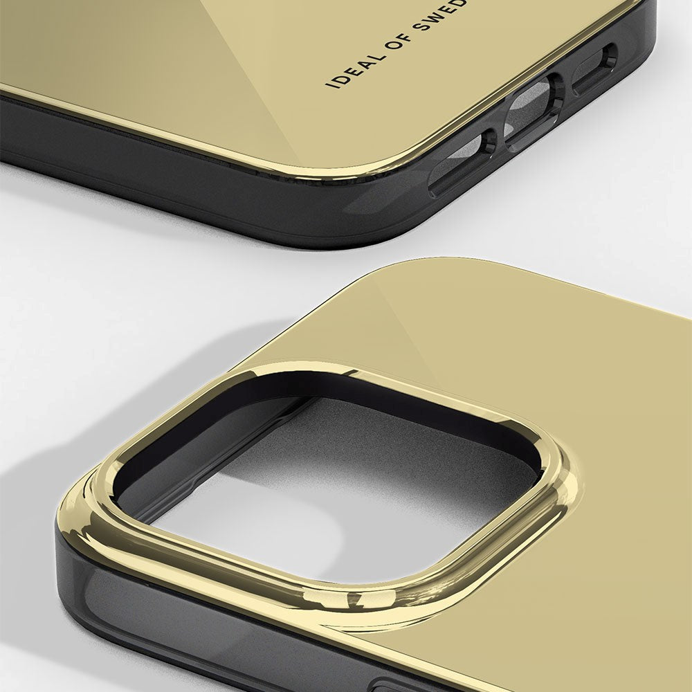 iPhone 14 Pro iDeal Of Sweden Mirror Case - Mirror Gold