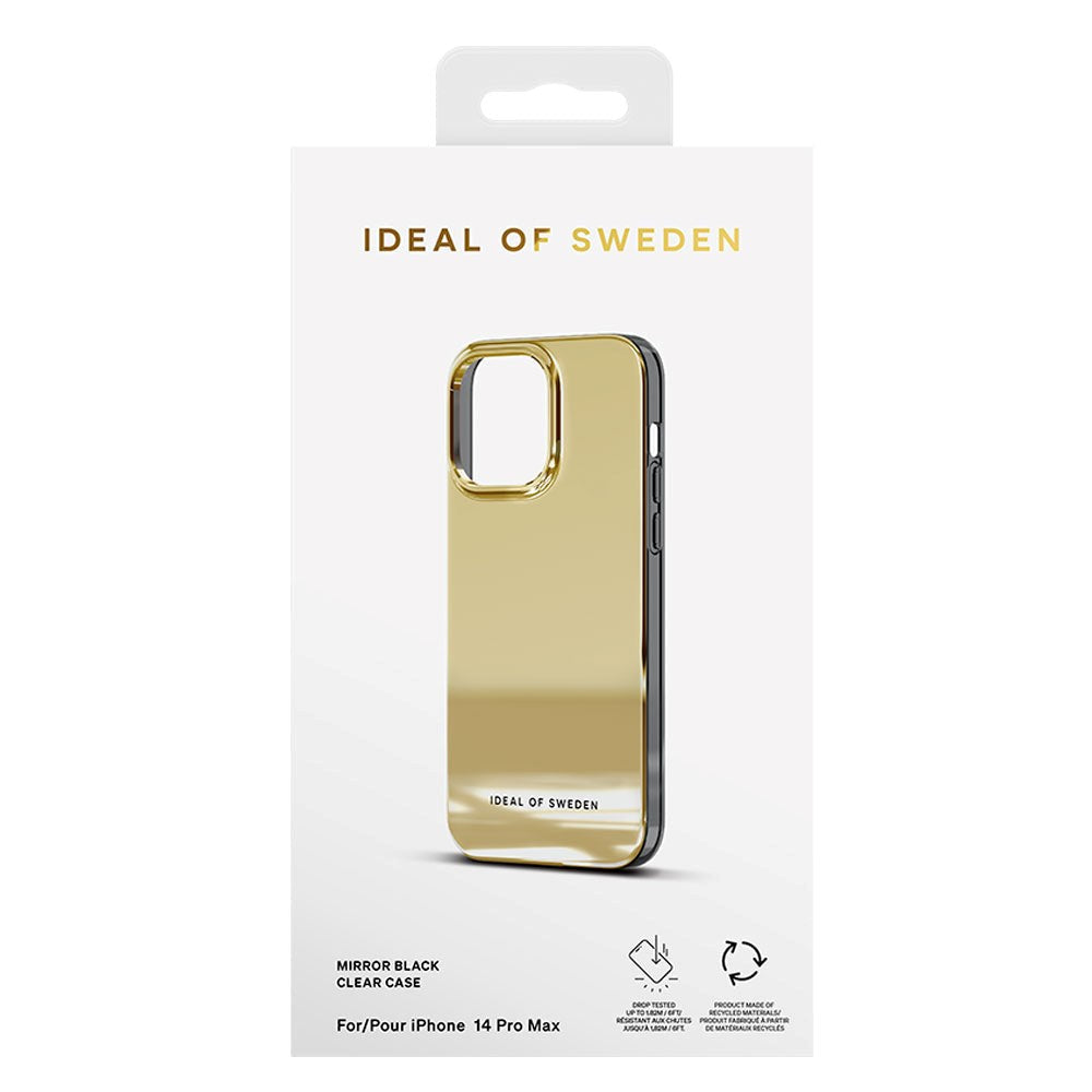 iPhone 14 Pro Max iDeal Of Sweden Mirror Case - Mirror Gold