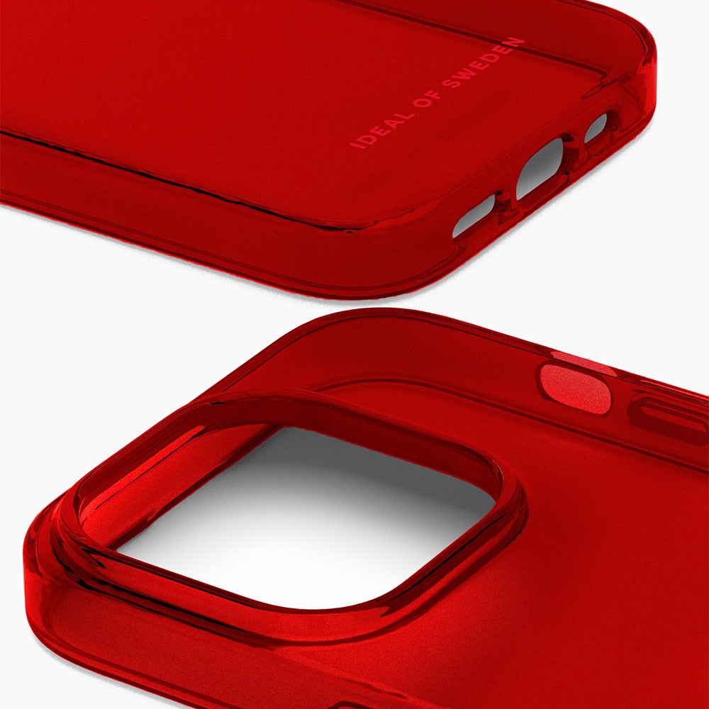 iPhone 15 Pro Max iDeal Of Sweden Clear Case - Radiant Red