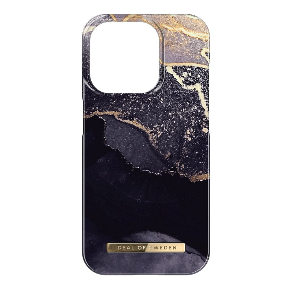 iDeal Of Sweden iPhone 15 Pro Fashion Case - MagSafe Compatible - Golden Twilight Marble