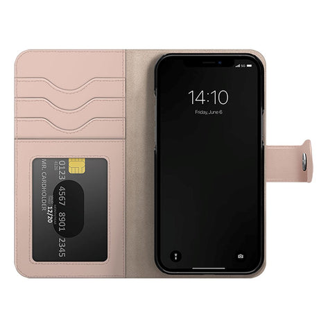 iDeal Of Sweden iPhone 12 / 12 Pro Magnet Wallet+ Case - Pink