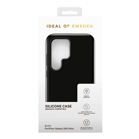 Samsung Galaxy S24 Ultra iDeal Of Sweden Silicone Case - MagSafe Compatible - Black